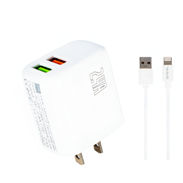 Cargador y Cable para iPhone de 2.4 amp