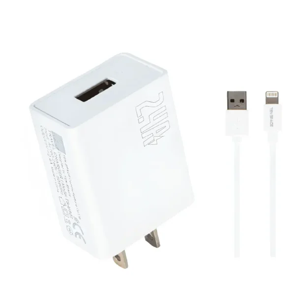 Cargador para iPhone Incluye Cable Lightning