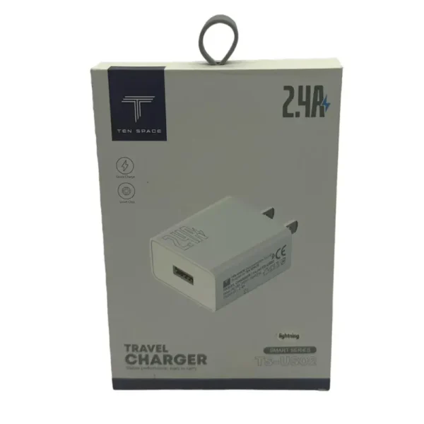 Caja Cargador para iPhone Incluye Cable Lightning - (TS-US02)