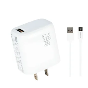 Cargador Quick Charge 3.0 20 W + Cable V8