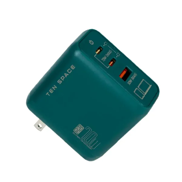 Cargador GAN 70W USB 3.0 Compatible Portátiles y Doble Puerto USB C