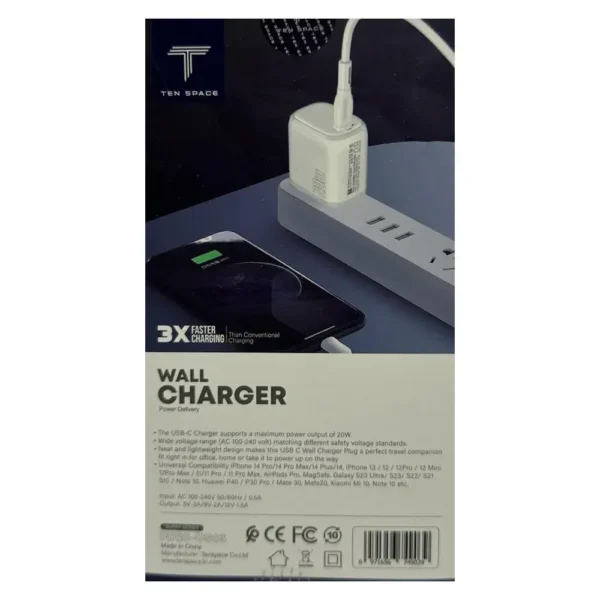 Características Cargador USB C