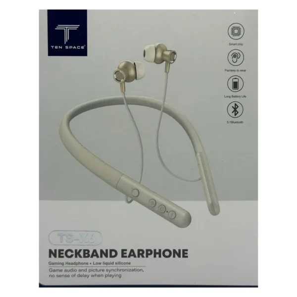 Caja Wireless Earphones Bluetooth 5.0 con Micrófono - (TS-X6)